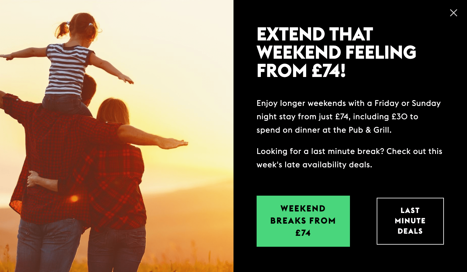 Village Hotels offer