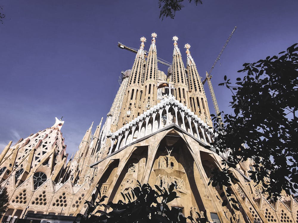 La Sagrada Familia basilica in Barcelona, Spain