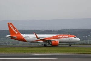 EasyJet Airbus A320 at Bristol Airport