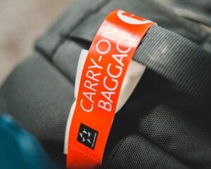 carry on baggage tag