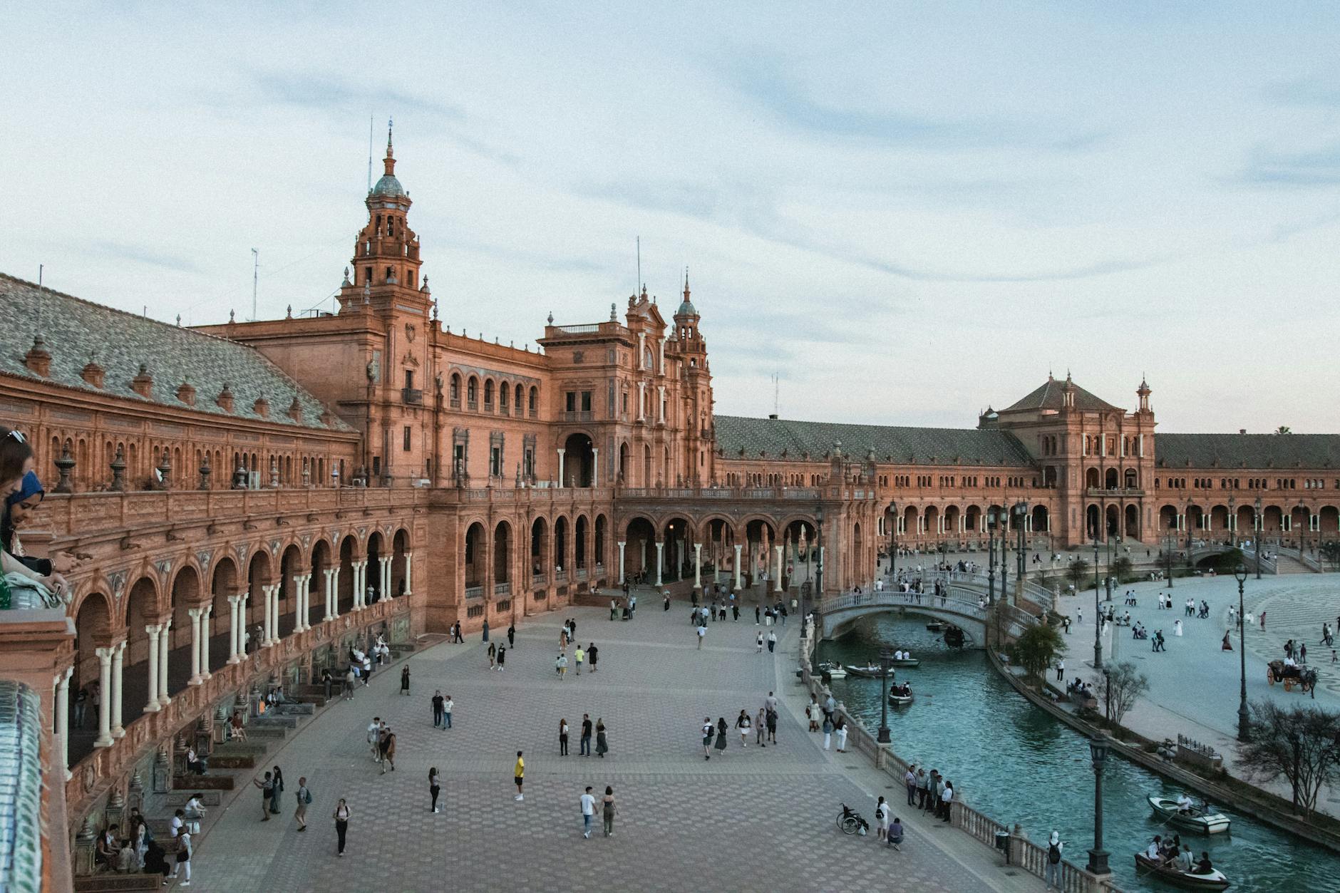 Plaza de España, Seville, one of Europe's most photographed city landmarks
