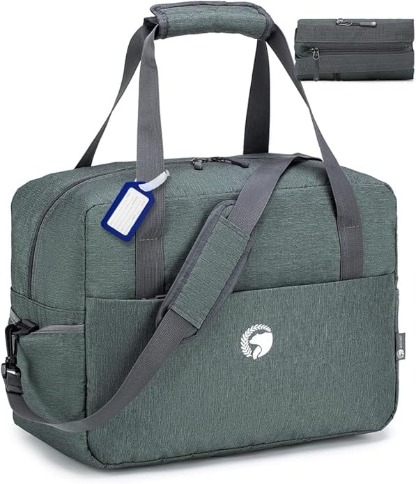 BAGZY foldable duffel bag — designed for the Wizz Air 40x30x20cm allowance