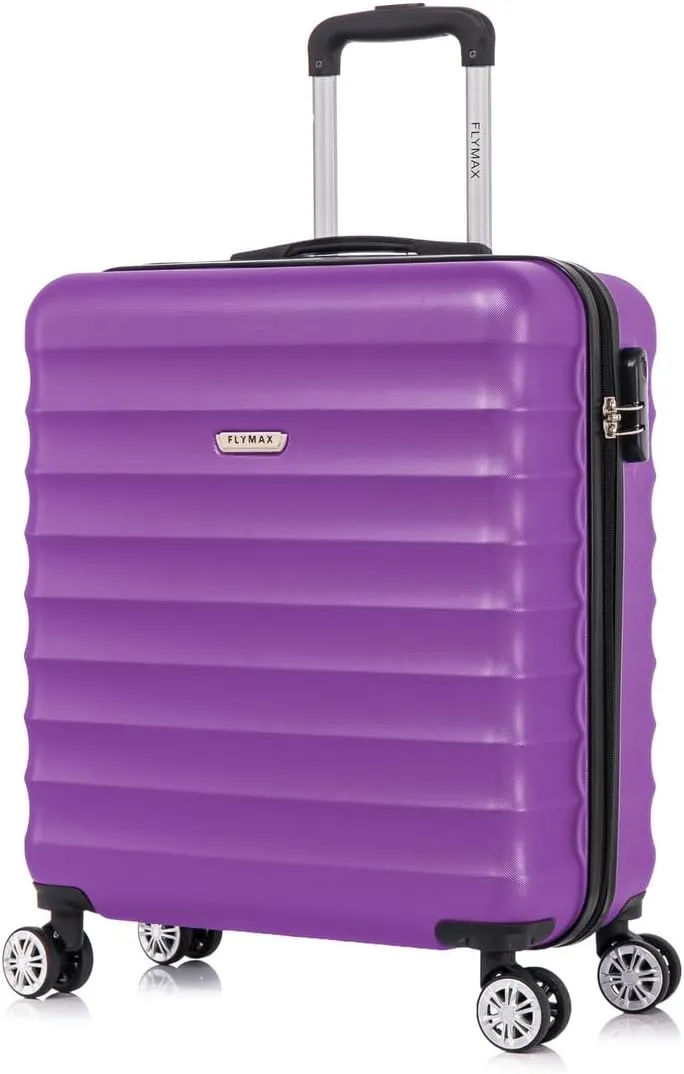 FLYMAX 56×45×25cm 4-wheel ABS hard shell cabin bag for Jet2