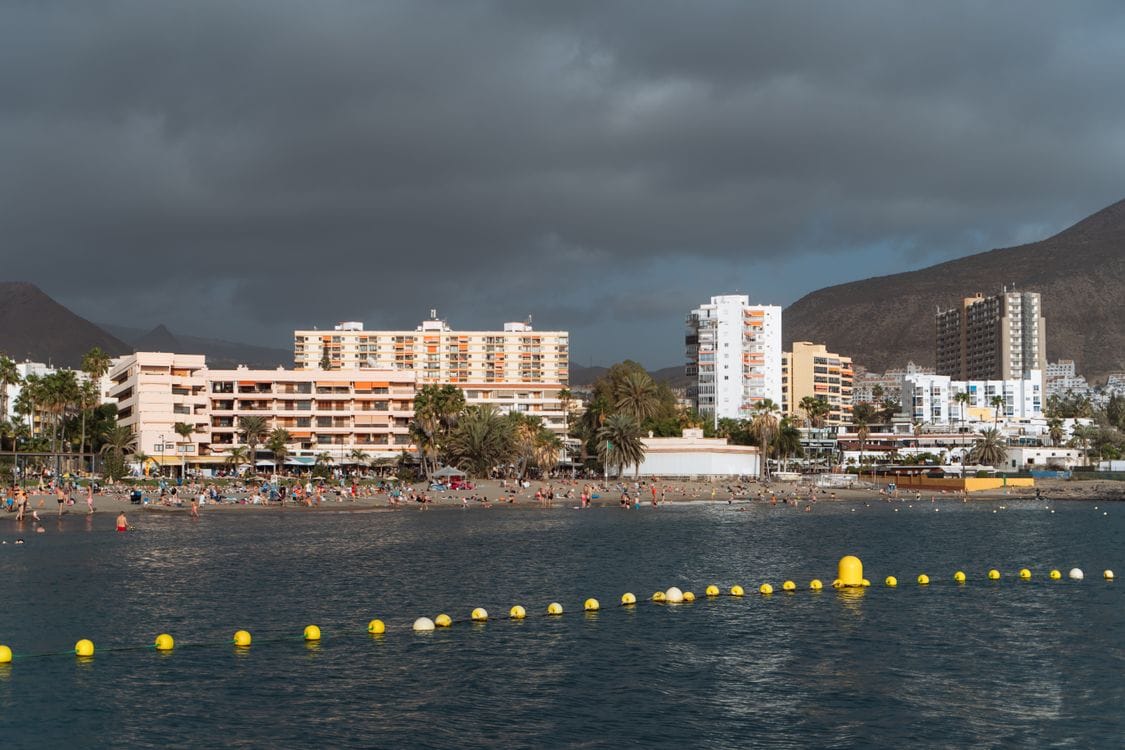Scenic beachfront, Canary Islands