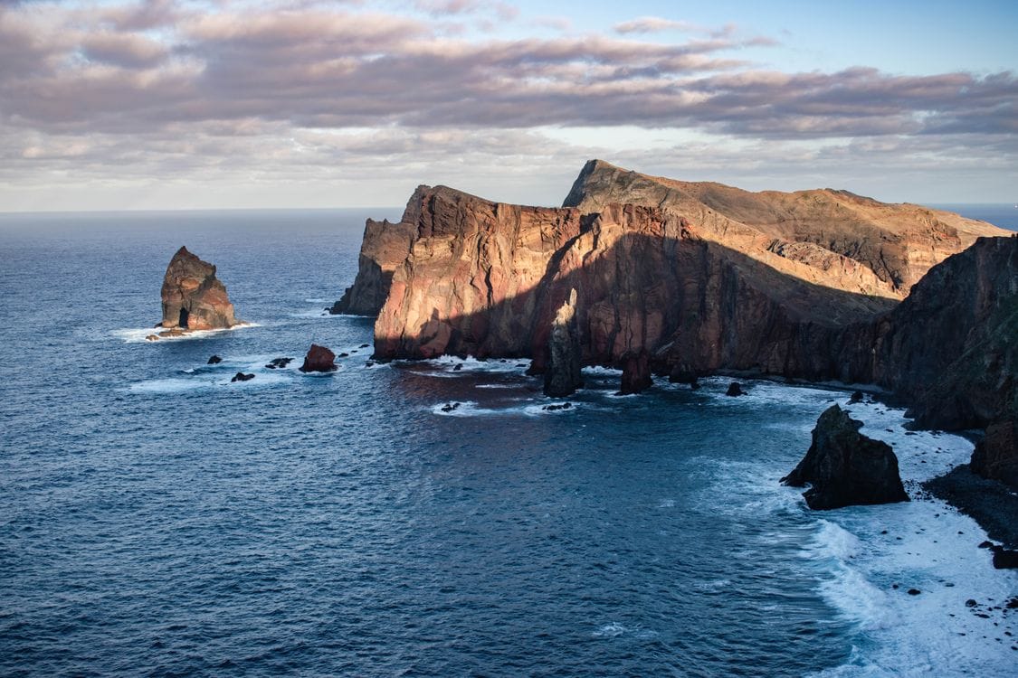 Madeira coastline and cliffs