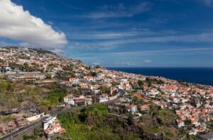 panoramic view of funchal madeira portugal