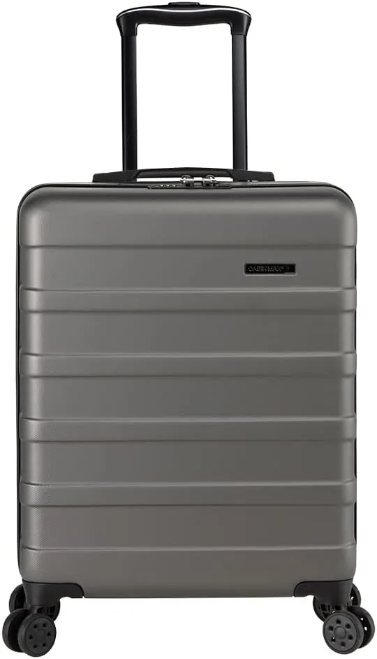 Cabin Max Anode 55x40x20cm hard shell suitcase, paid overhead carry on bag for Vueling