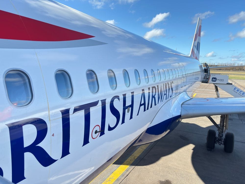 British Airways aircraft parked on the tarmac at London airport, illustrating British Airways seat selection