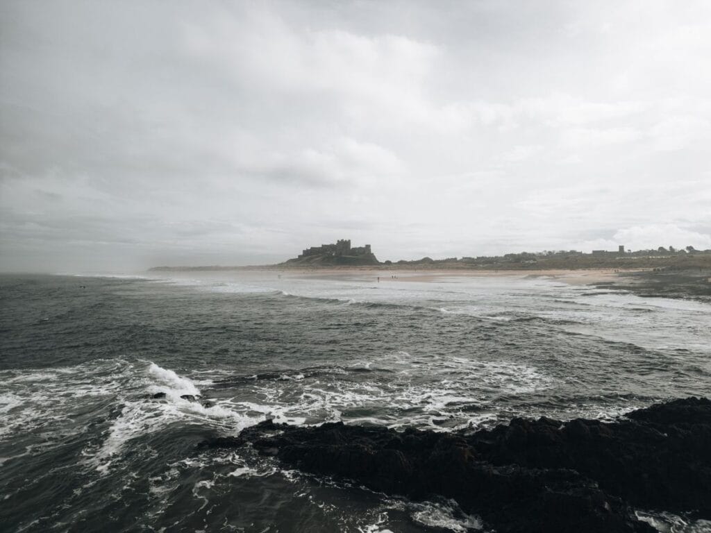 Bamburgh holiday guide: Bamburgh Castle above the beach