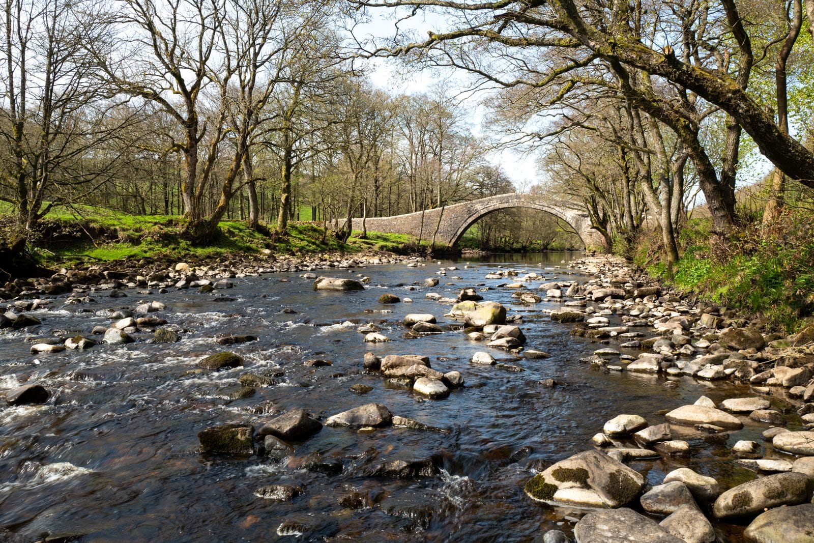 Hebden Bridge holiday guide: a historic Yorkshire packhorse bridge in the same style as Hebden Bridge's own crossing