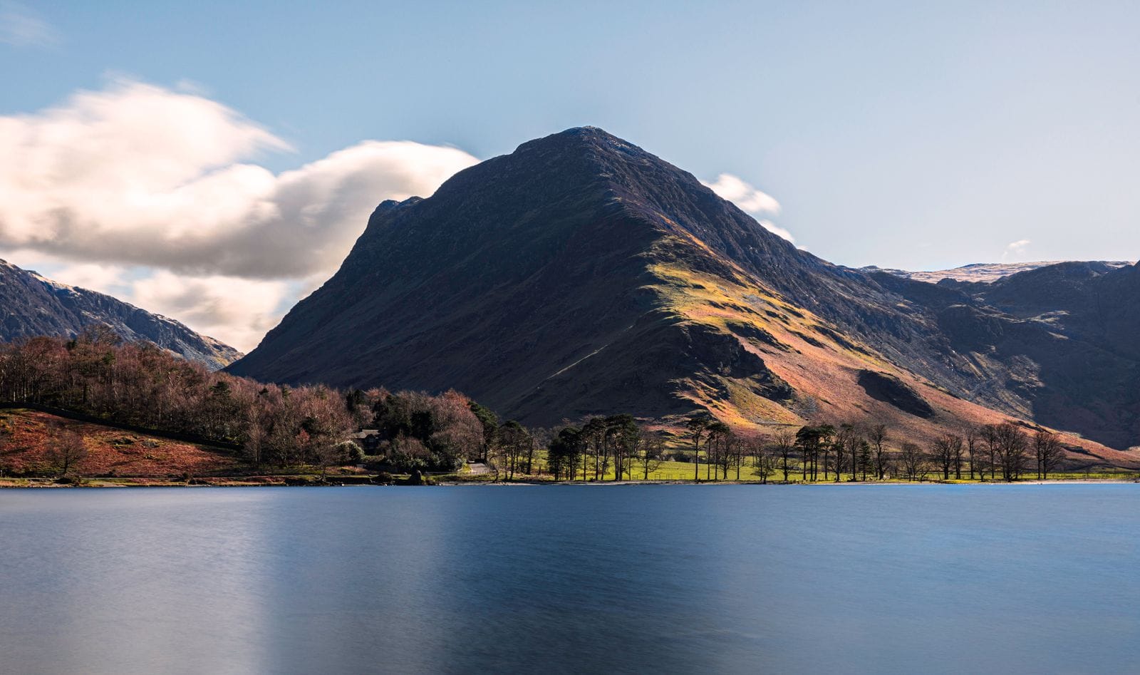 The fells above Buttermere in the Lake District, a short drive from Keswick