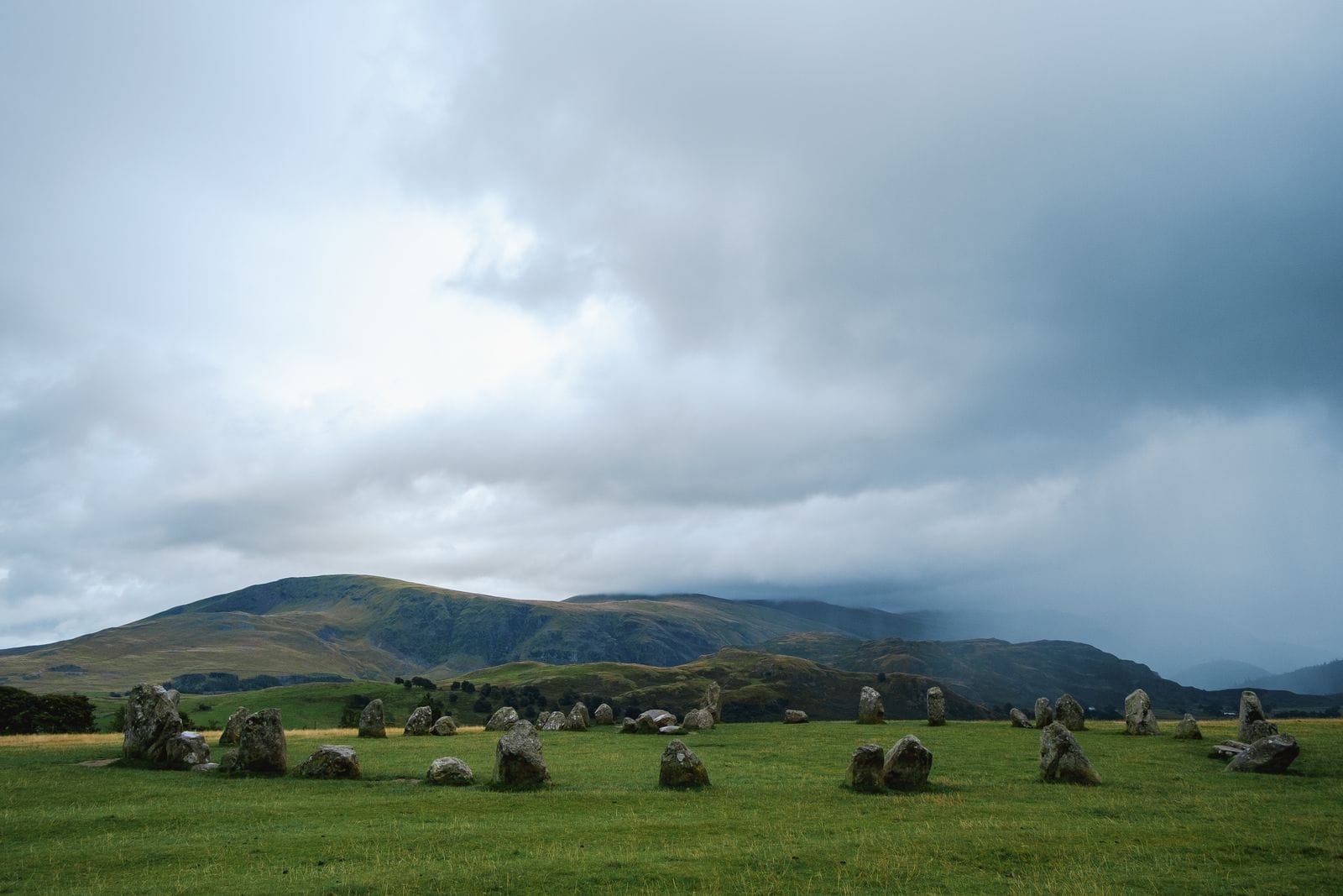 Castlerigg Stone Circle near Keswick, a Neolithic stone circle with fell views, a free Lake District attraction