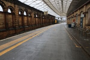 Carnforth holidays start at a Victorian-era railway station much like this one in Lancashire