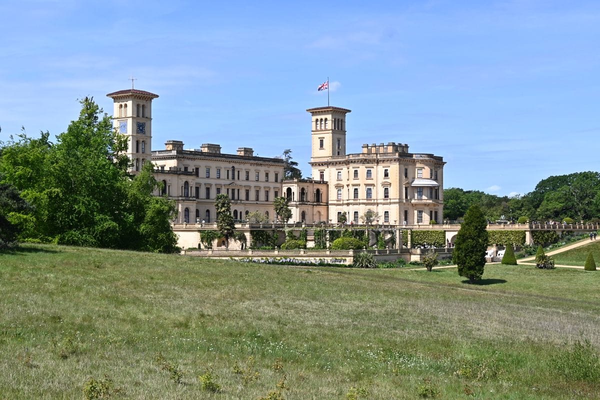 Isle of Wight holiday visit to Osborne House, Queen Victoria's former seaside residence in East Cowes