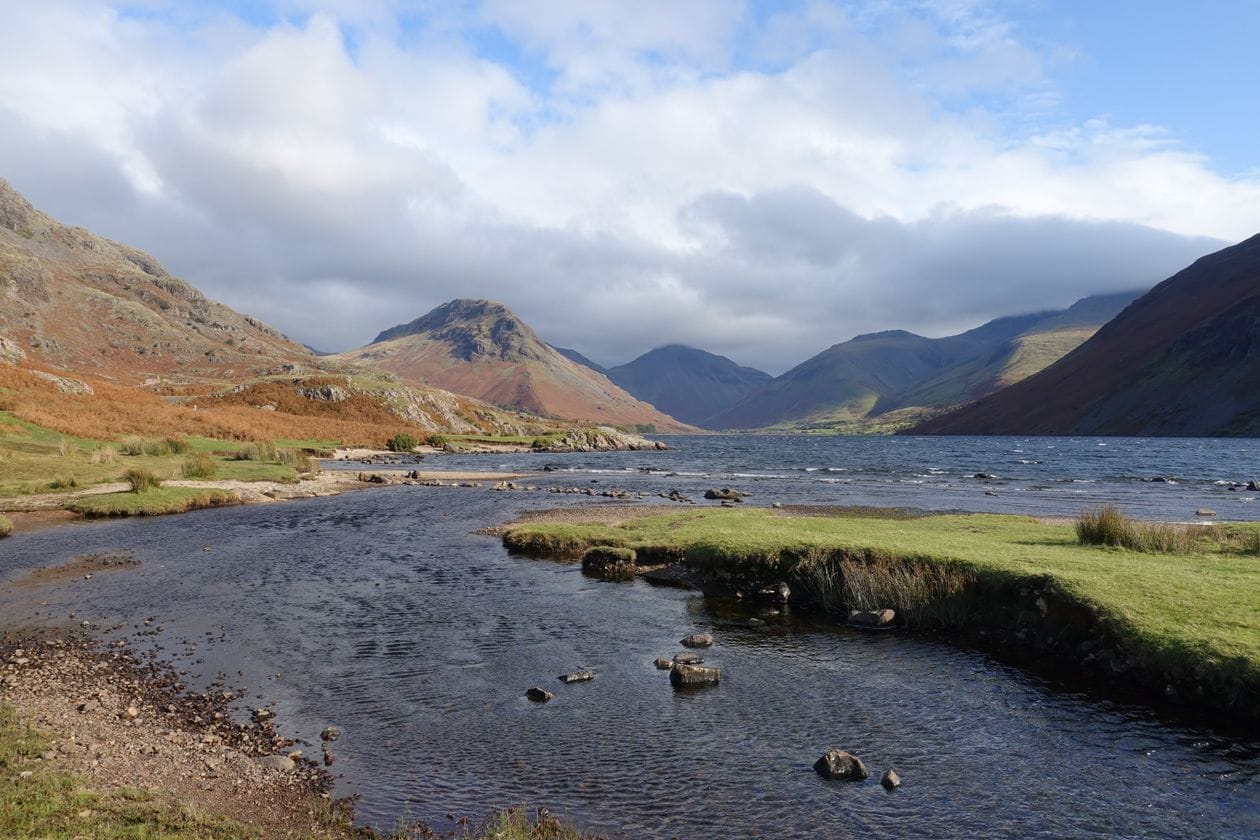 Mountains and a lake in the Lake District, England