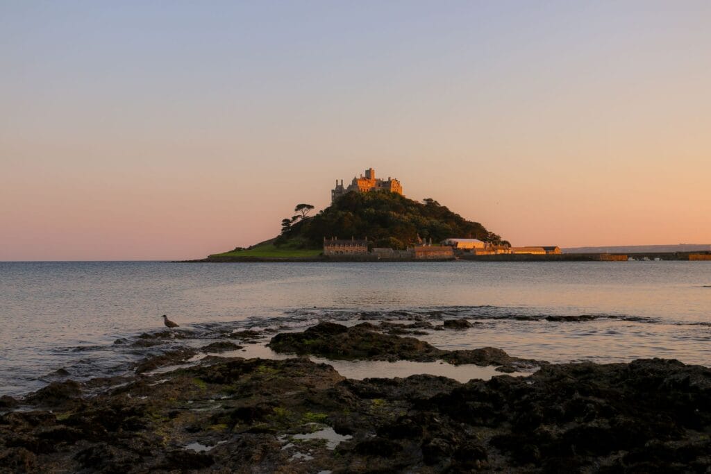 Penzance holiday guide: St Michael's Mount at sunset