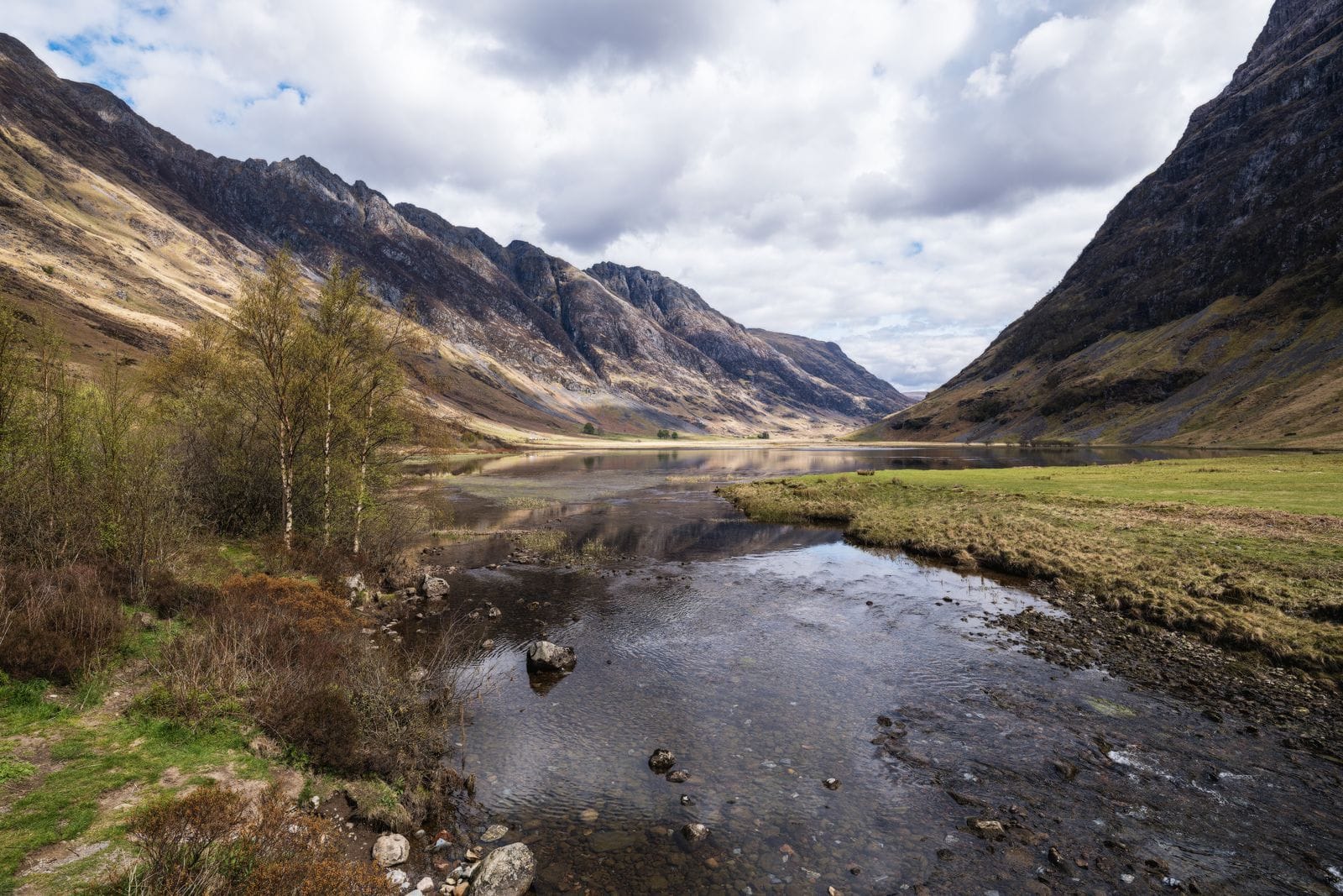 Glencoe valley in the Scottish Highlands, a regular stop on day tours from Edinburgh