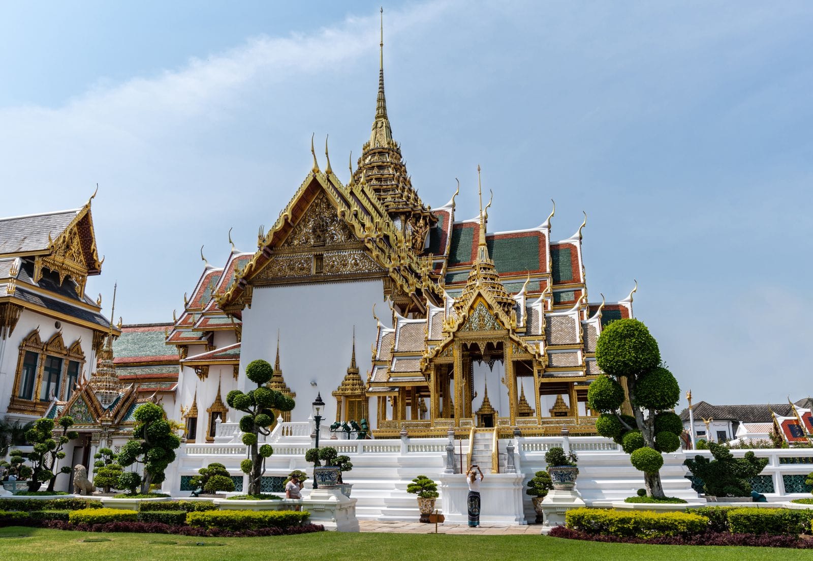 The Grand Palace complex in Bangkok, Thailand