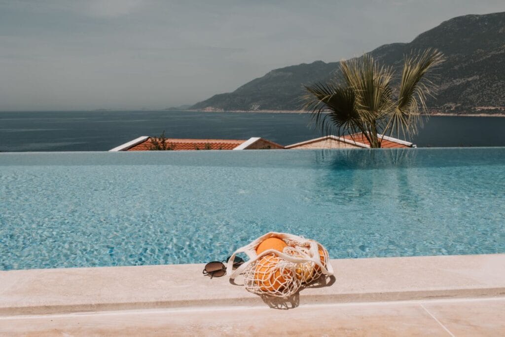 Thomas Cook holidays, infinity pool overlooking the sea in Antalya, Turkey, one of the cheapest short-haul destinations Thomas Cook packages