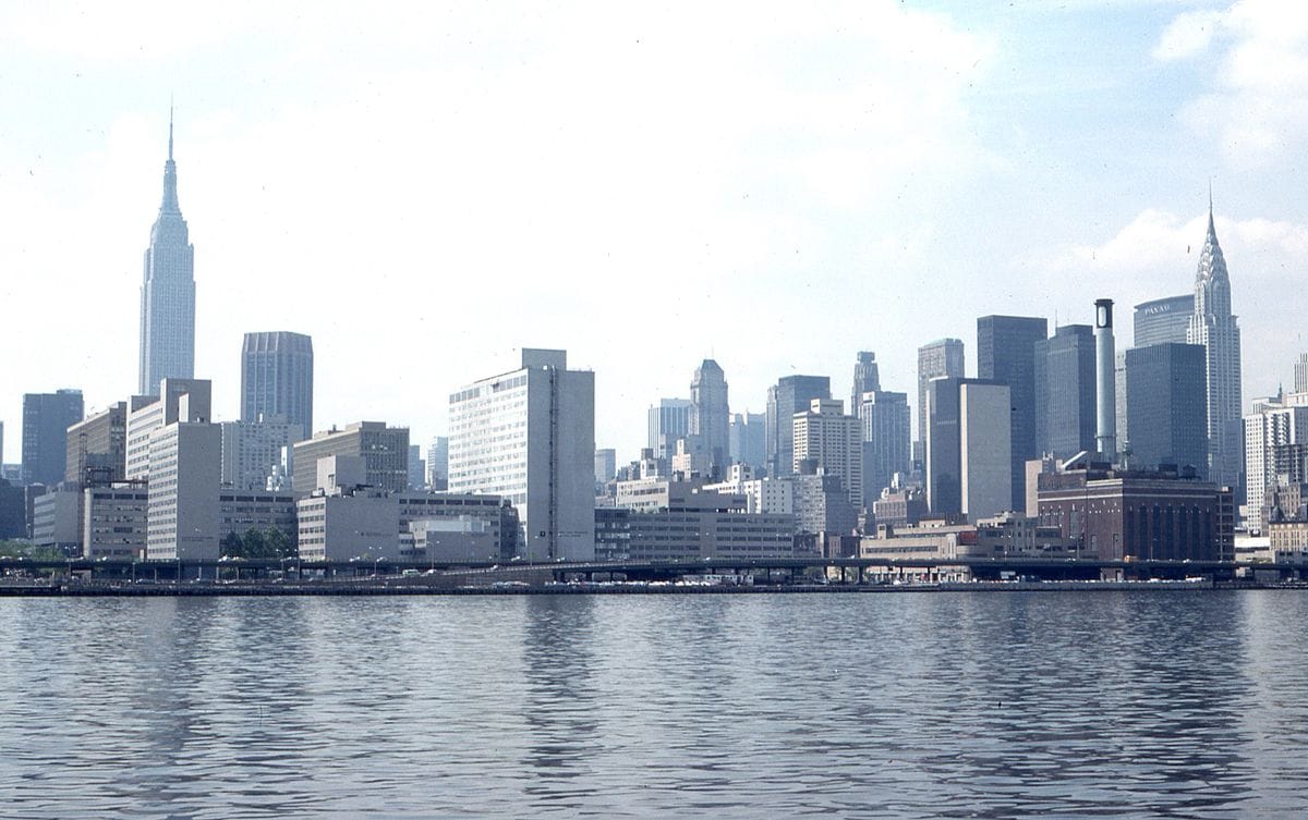 New York skyline over the water, the British Airways September Sale's most-searched route