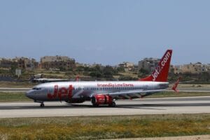 A Jet2 aircraft on the tarmac, the airline behind this Jet2 flight sale with fares from £31pp one-way