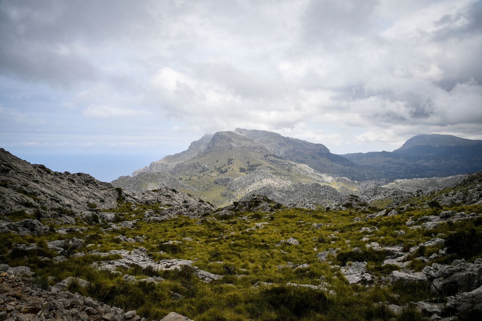 The Serra de Tramuntana mountains in Majorca