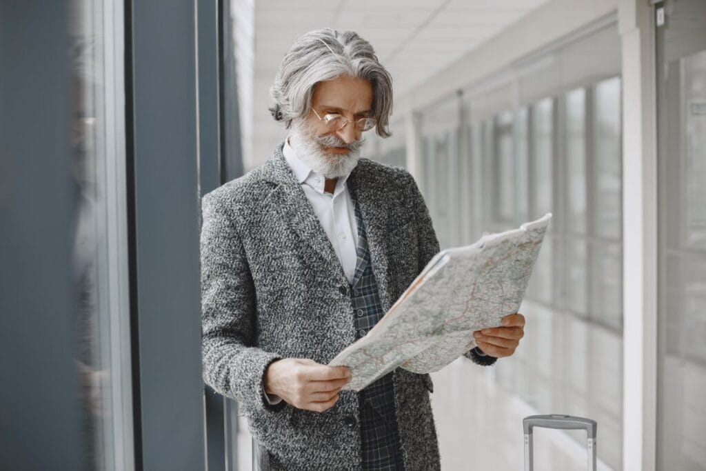 Staysure reviews: an older traveller researching travel insurance before his next trip