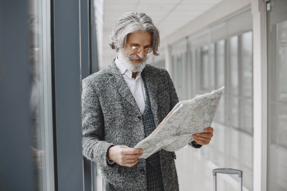 Staysure reviews: an older traveller researching travel insurance before his next trip